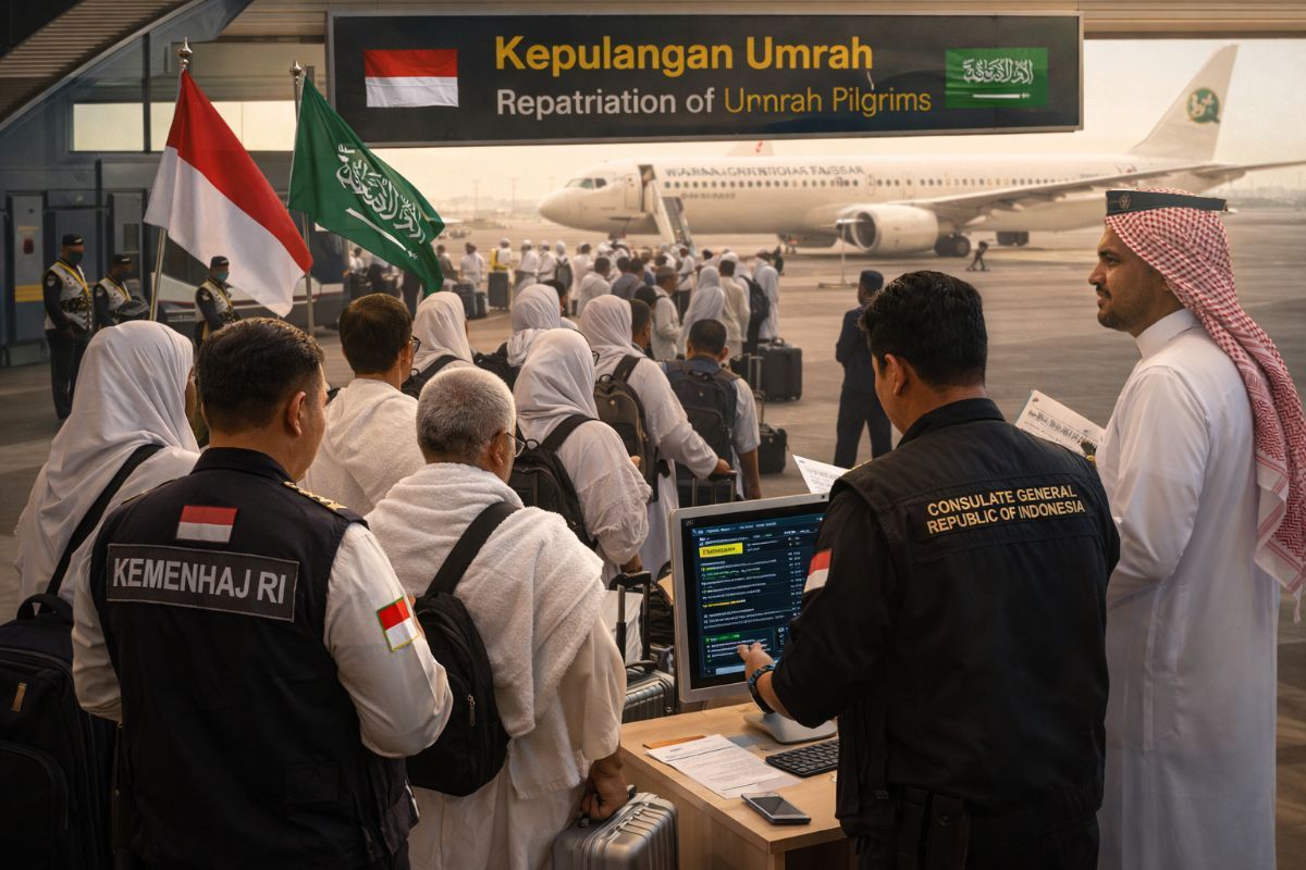 Pemerintah Perkuat Pendampingan Kepulangan Jemaah Umrah di Bandara Jeddah